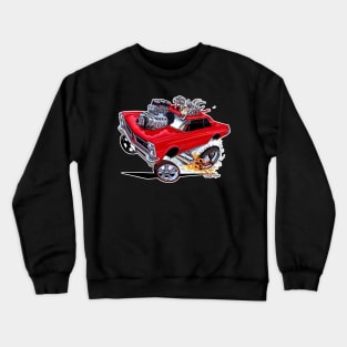 GOATINTOR 1965 GTO RED Crewneck Sweatshirt